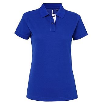 Asquith & Fox Womens/Ladies Short Sleeve Contrast Polo Shirt