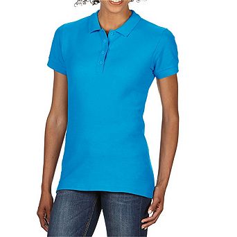 Gildan Womens/Ladies Double Piqué Polo Shirt