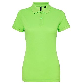 Asquith & Fox Womens/Ladies Short Sleeve Performance Blend Polo Shirt