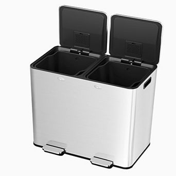 Fancihabor 16 Gallon stainless steel kitchen trash can