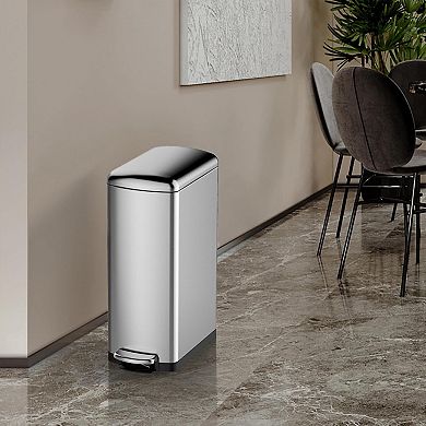Fancihabor 8 Gallon slim kitchen trash can