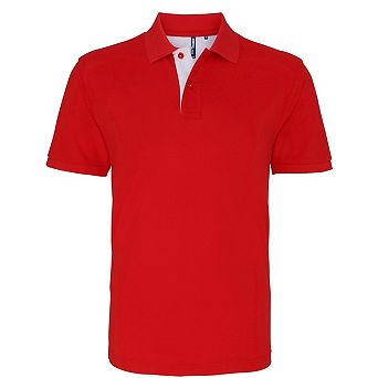 Asquith & Fox Mens Classic Fit Contrast Polo Shirt