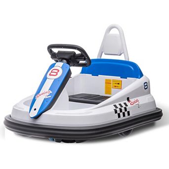 6V Kids Bumper Car with 360° Spin, 2 Speeds & Safe Bumping, LED Lights and Music for Ages 3-6 Years