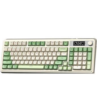 AULA S99 Pro, 99-Key, Wireless, Gaming, Membrane, RGB, 2000 mAh Battery, Knob, Digital Screen