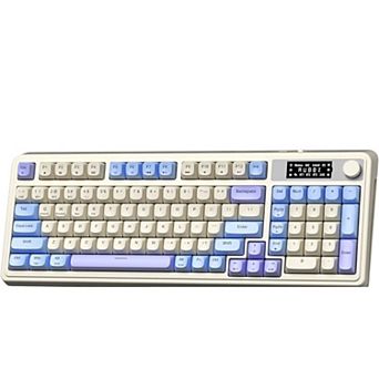 AULA S99 Pro, 99-Key, Wireless, Gaming, Membrane, RGB, 2000 mAh Battery, Knob, Digital Screen