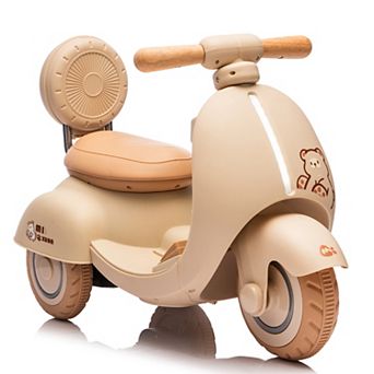 Whisen 12V Kids Three-Wheel Stable Design Electric Ride-On Motorcycle W/Parents Control