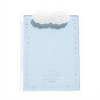Angel Cloud-Themed Cardboard Clamp with Decorative Border and Stationery Paper