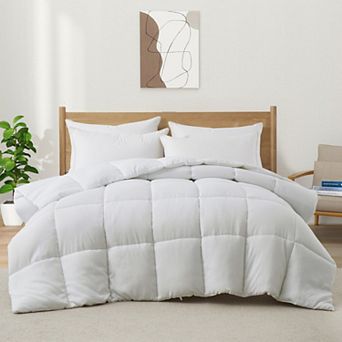 Peace Nest All Season Polyester Down Alternative Comforter，White