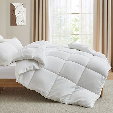 Peace Nest All Season Polyester Down Alternative Comforter，White