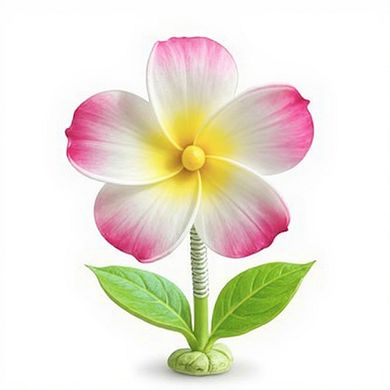 Mini Crystal Flower Figurine Set with Colorful Petals and Green Leaves