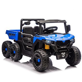 Whisen 24V 400W Kids Electric Ride-On Six-wheel Electric Dump Truck W/Parents Control