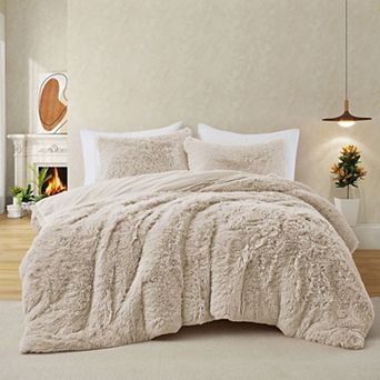Peace Nest 3 pc Faux Fur Comforter set