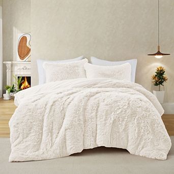 Peace Nest 3 pc Faux Fur Comforter set
