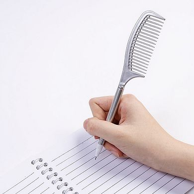 4-PC Portable Stationery Supply Set with Clear Zipper Case for School and Office Use