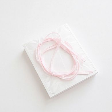 Set of 4 Retractable Ballpoint Pens with Light Blue Decorative Barrel Designs