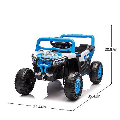 Whisen 12V Kids Electric Ride-On UTV W/Parents Control and Anti-Slip Wheels
