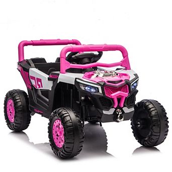 Whisen 12V Kids Electric Ride-On UTV W/Parents Control and Anti-Slip Wheels