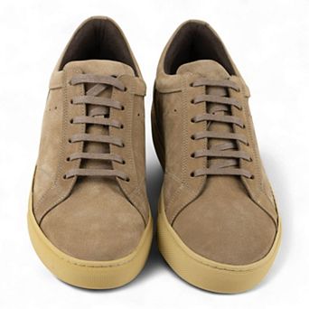 Men's Stylish Nubuck Leather Sneakers - Great for Casual Wear (Zinn Style)