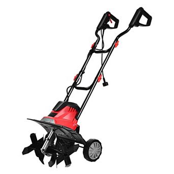 14-Inch 10 Amp Corded Electric Tiller and Cultivator, 9-Inch Depth