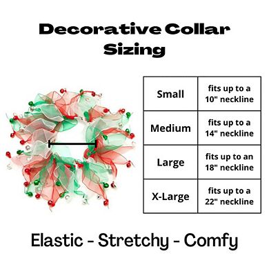 Midlee Christmas Jingle Bells Decorative Dog Collar