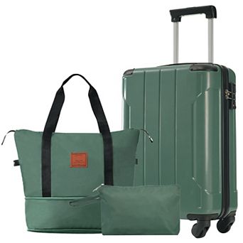 3 pc 20 Inch Carry On Luggage Set for Weedend Getaways, Business Travel