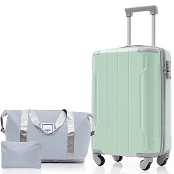 3 pc 20 Inch Carry On Luggage Set for Weekend and Business Travel