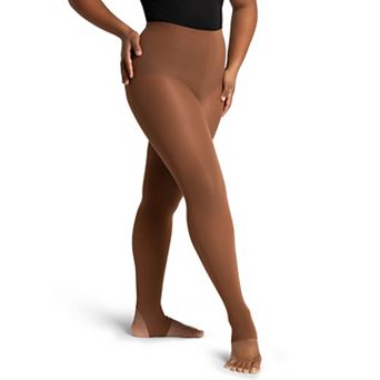 Capezio Ultra Soft Self Knit Waistband Stirrup Tight - Adult