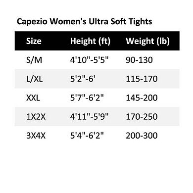 Capezio Ultra Soft Self Knit Waistband Stirrup Tight - Adult