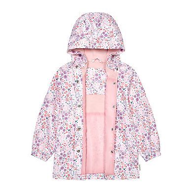 Toddler Girl Carter's Printed Hooded Rain Jacket
