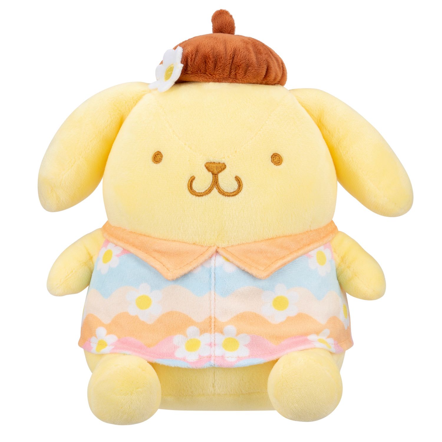 Детские мягкие игрушки Pompompurin Wavy Collared Shirt 8-inch Plush Toy