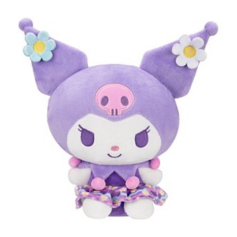 Sanrio Kuromi with Floral Skirt 8-inch Plush Toy