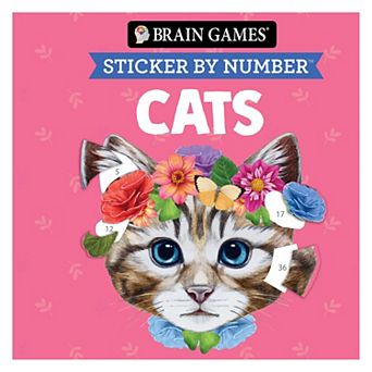 Brain Games® Sticker by Number™ 52P Cats