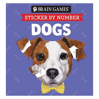 Brain Games® Sticker by Number™ 52P Dogs