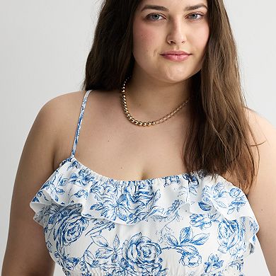 Juniors' Plus Size Mary & Mo Americana Maxi Dress