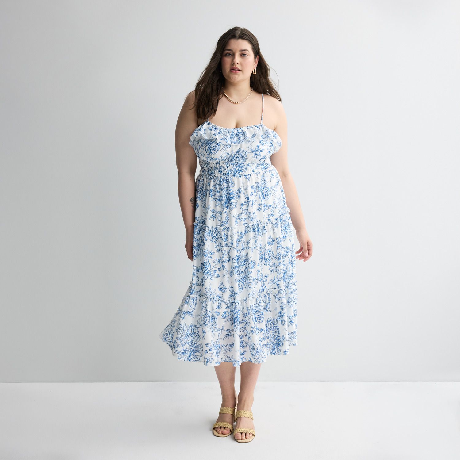 Женские платья Juniors' Plus Size Mary & Mo Americana Maxi Dress