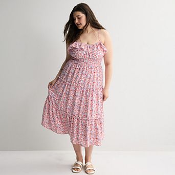 Juniors' Plus Size Mary & Mo Americana Maxi Dress