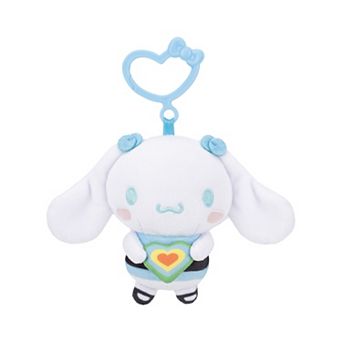 Hello Kitty x Powerpuff Girls Cinnamoroll Bubbles 4-inch Plush Clip-On Toy