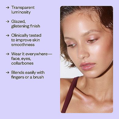 Shiny Objects Wet Glisten Highlighter Powder for Face and Eyes