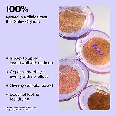 Shiny Objects Wet Glisten Highlighter Powder for Face and Eyes