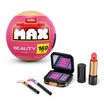 ZURU MAX Build More Beauty Collection Lip & Face Makeup Kit (169 Pieces)