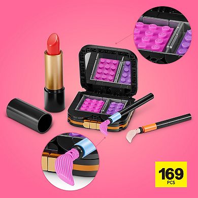ZURU MAX Build More Beauty Collection Lip & Face Makeup Kit (169 Pieces)