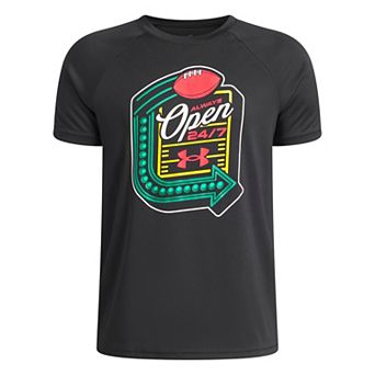 Boys 8-20 Under Armour Tech™ Always Open Football Short Sleeve Graphic Tee