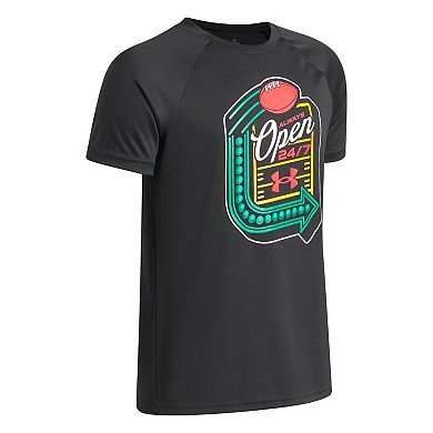 Boys 8-20 Under Armour Tech™ Always Open Football Short Sleeve Graphic Tee