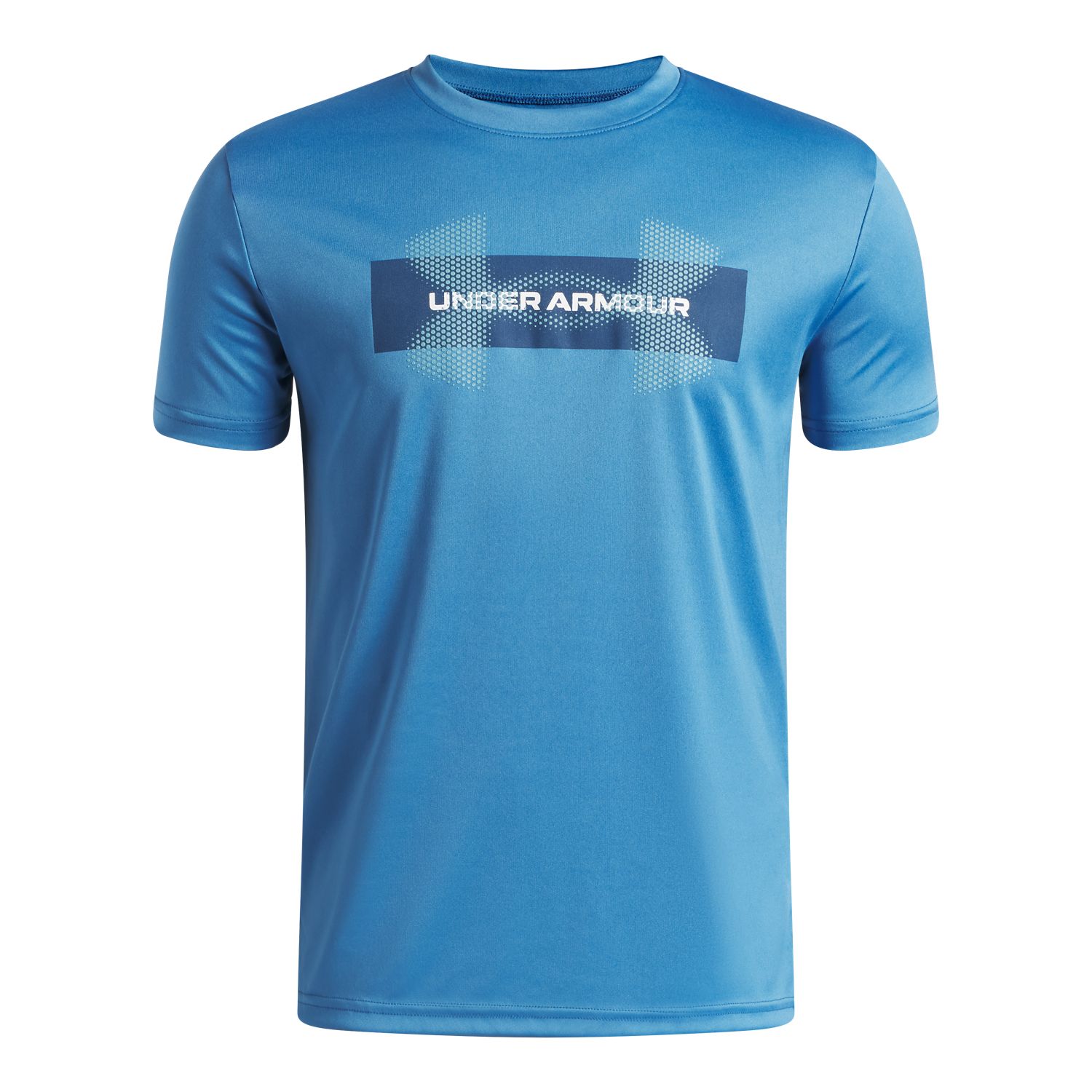 Футболка Under Armour Tech™ Graphic Short Sleeve для мальчиков, цвет: Синий — фото 1