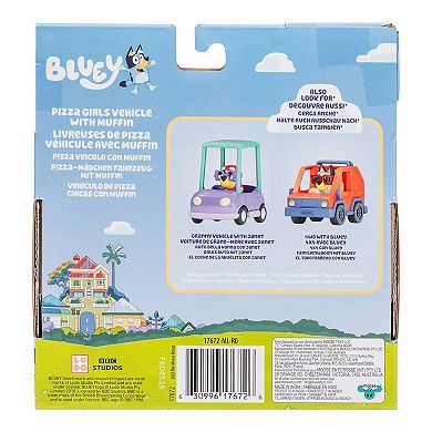 Bluey Pizza Girls Vehicle with Muffin