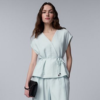 Women's Simply Vera Vera Wang Kimono Wrap Blouse