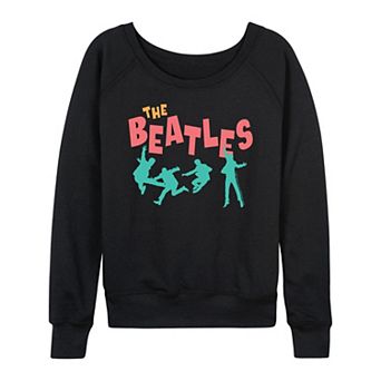 Women's The Beatles Silhouettes French Terry Long Sleeve Tee