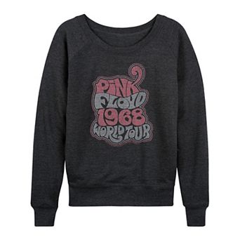 Women's Pink Floyd Groovy Retro French Terry Long Sleeve Tee