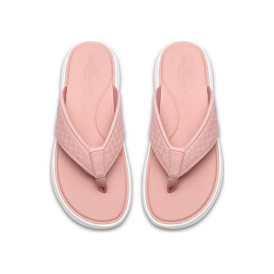 Clarks® Cloudsteppers Solevana Post Women's Cushioned Flip Flops