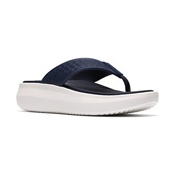 Clarks® Cloudsteppers Solevana Post Women's Cushioned Flip Flops